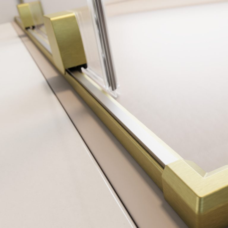 Душевая перегородка Walk-in Furo Brushed Gold — изображение 6
