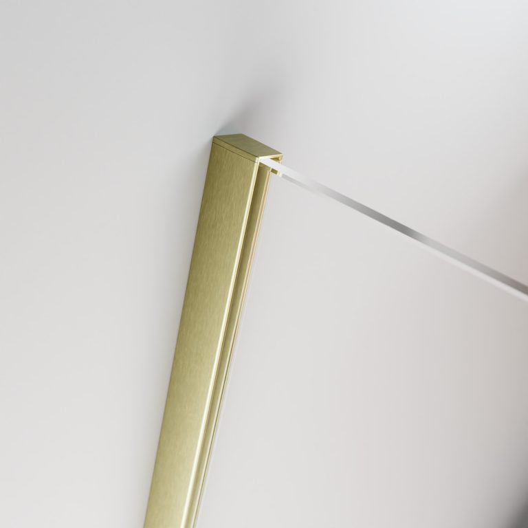 Душевая перегородка Walk-in Furo Brushed Gold — изображение 7