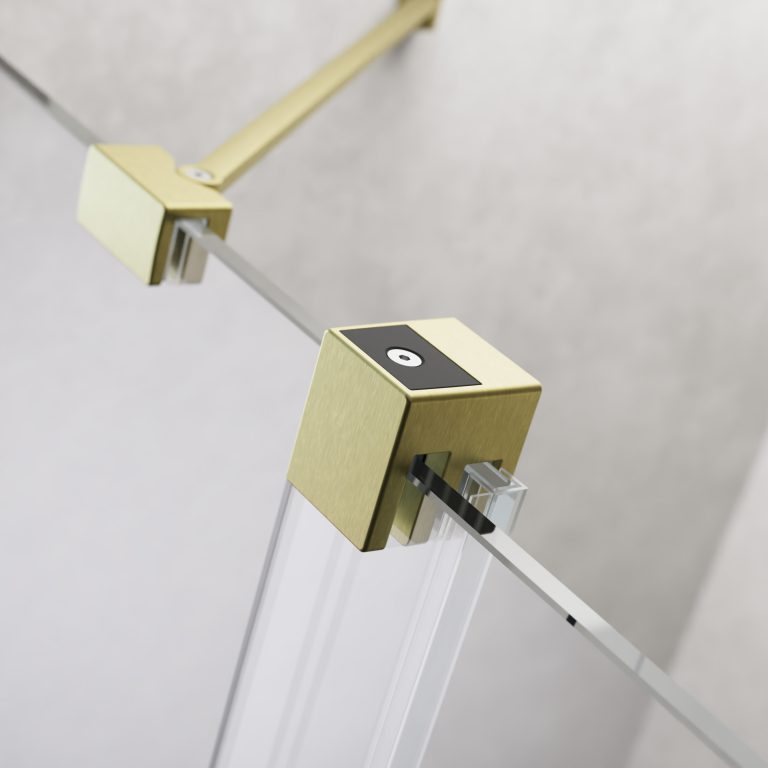 Душевая перегородка Walk-in Furo Brushed Gold — изображение 4