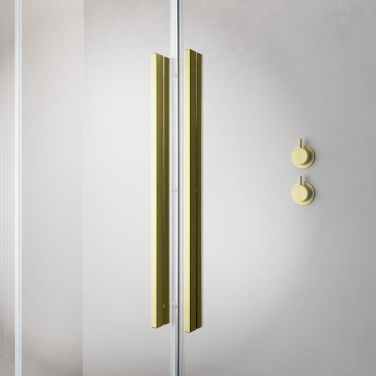 Душевая перегородка Walk-in Furo Brushed Gold — изображение 2
