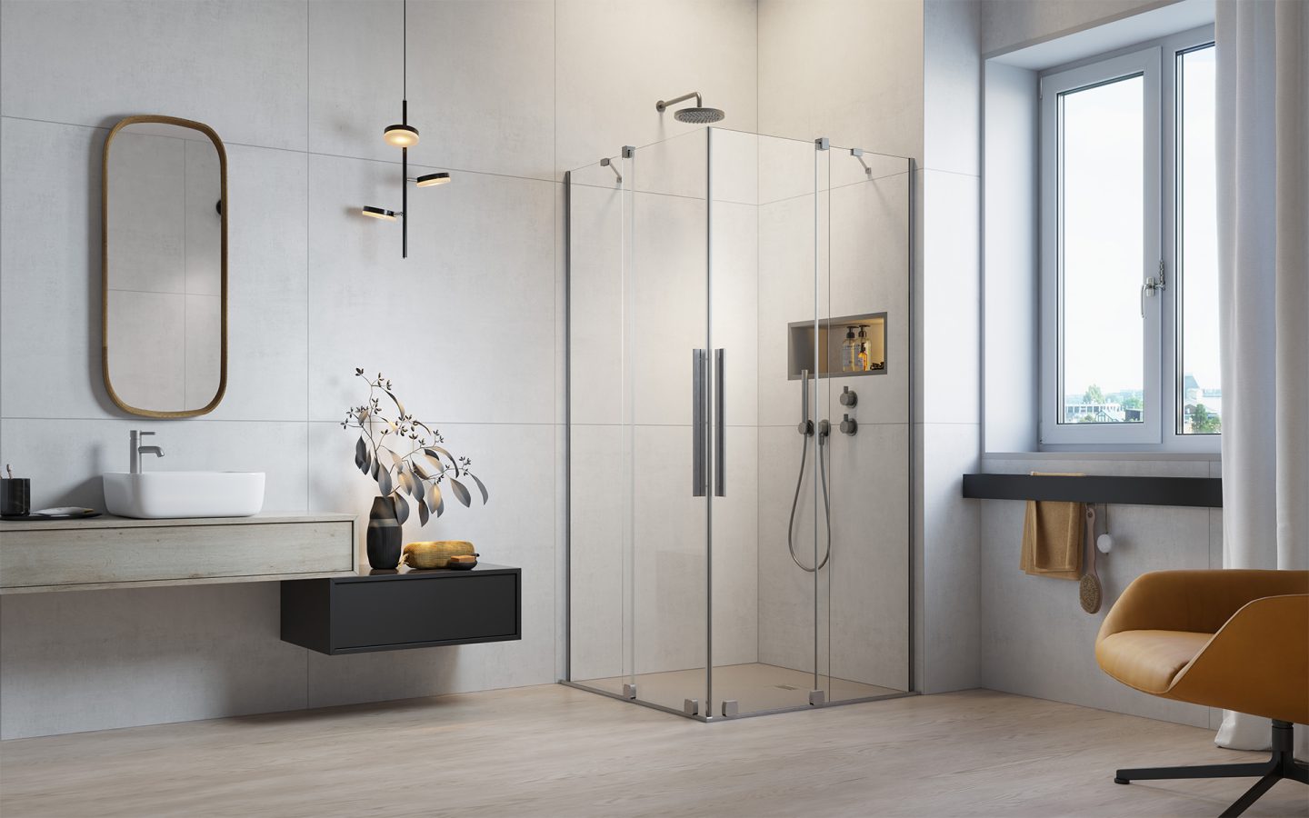 Душевая кабина Furo Brushed Nickel KDD