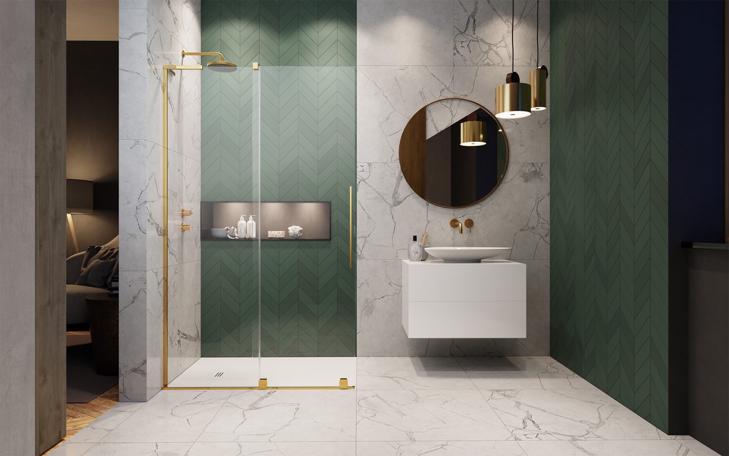 Furo SL Gold Walk-in