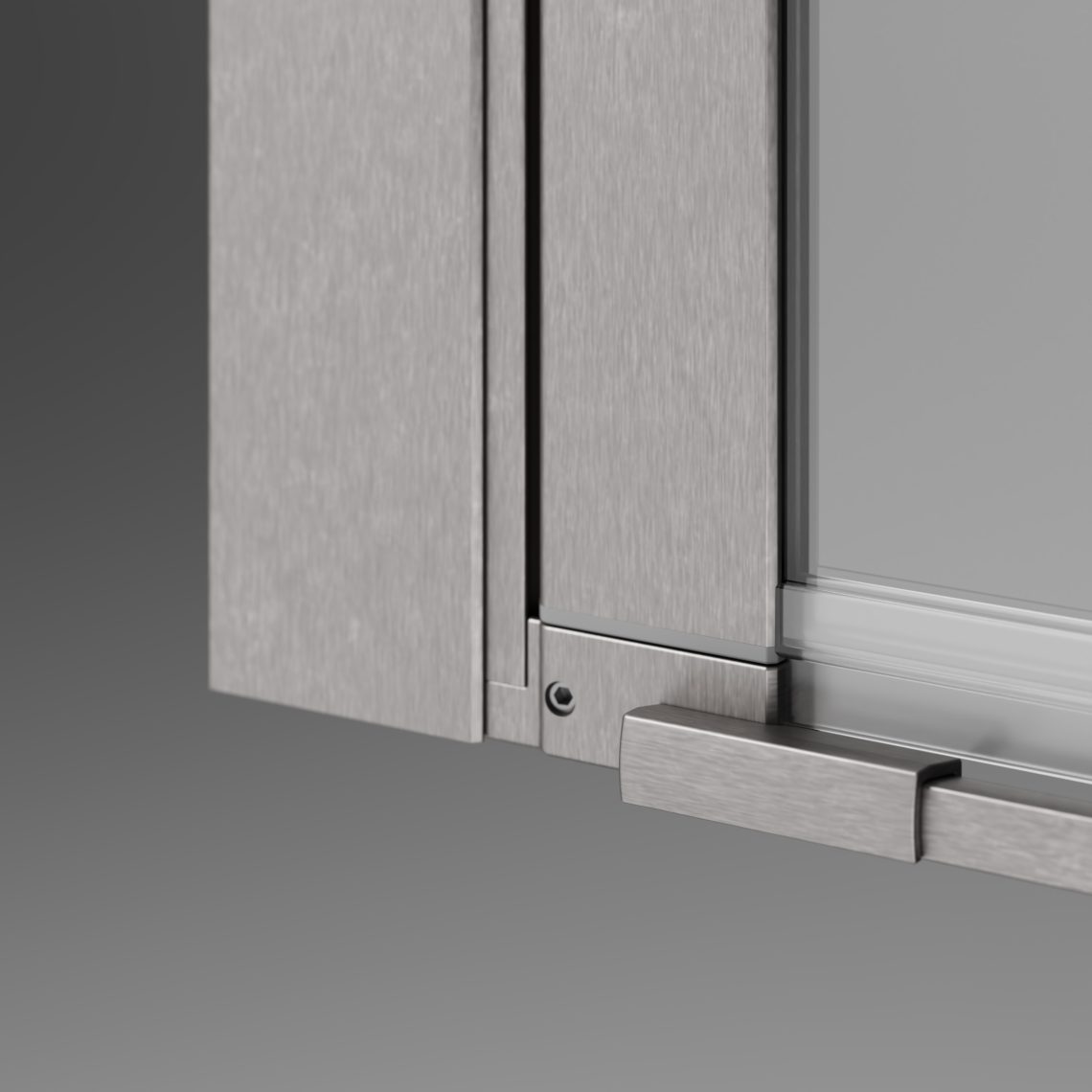 Cabină de duș Nes Brushed Nickel PTD - imagine 5